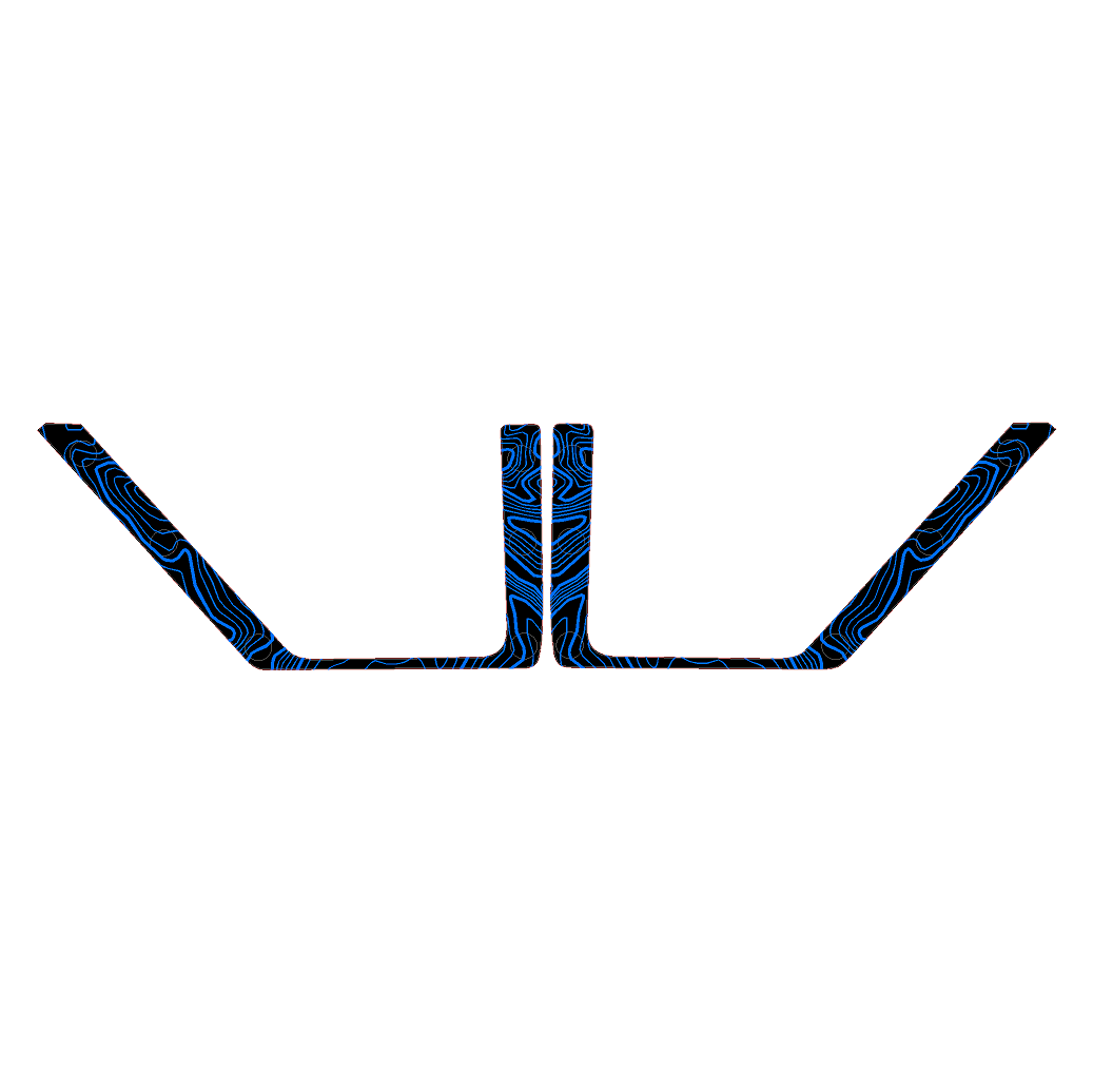 Topo Rear Door Net Trim Overlay Kit (Printed Series) - 2021+ Bronco - 21BRNFTNET-TPAMBL-21BRNFTNET-TPA51L-21BRNFTNET-TPAZL-21BRNFTNET-TPCGL-21BRNFTNET-TPCBNL-  DRIVEN - 23