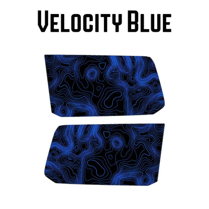 Topographic Rear Window Map Overlays V3 (Perforated) - 2025+ 4Runner