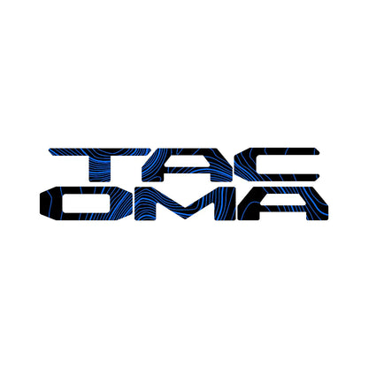 Topographic Map Tailgate Inlay Letters - 2024+ Tacoma - 24TACOMATLG-BLOR-24TACOMATLG-GD-24TACOMATLG-CM-24TACOMATLG-PI-24TACOMATLG-MC-  DRIVEN - 6