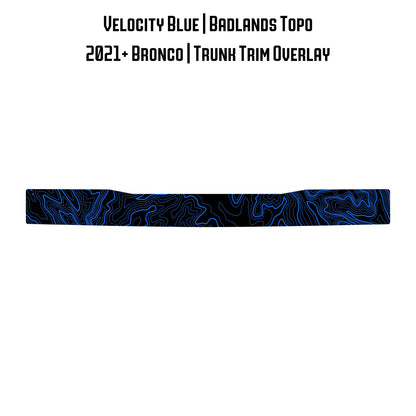 Topo Trunk Trim Overlay / Protector - 2021+ Bronco