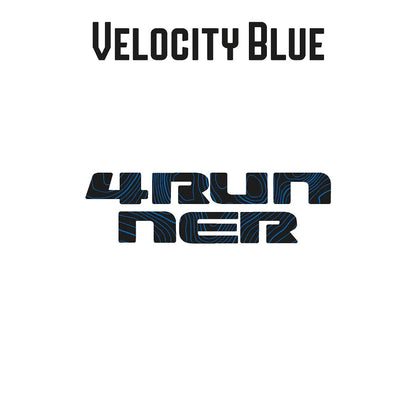 4RUNNER Topographic Rear Liftgate Emblem Overlays - 2025+ 4Runner - 254RUN-RT-4RUN-TPWH-254RUN-RT-4RUN-TPRACE-254RUN-RT-4RUN-TPHB-254RUN-RT-4RUN-TPVB-254RUN-RT-4RUN-TPAG-  DRIVEN - 13