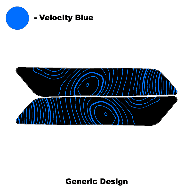 Topo Interior Rear Door Grab Handle Overlay Kit (Printed Series) - 2021+ Bronco 4 Door - 21BRNGRAB4RDR-TPAMBL-21BRNGRAB4RDR-TPA51L-21BRNGRAB4RDR-TPAZL-21BRNGRAB4RDR-TPCGL-21BRNGRAB4RDR-TPCBNL-  DRIVEN - 19