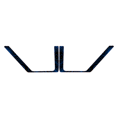 Topo Front Door Net Trim Overlay Kit (Printed Series) - 2021+ Bronco