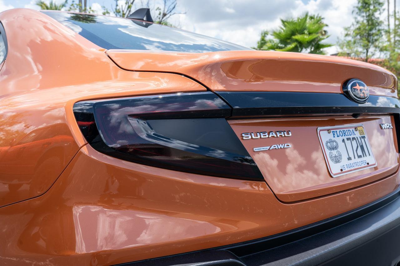 Version 1.0 Full OUTER Tail Light Overlays fits 2022+ WRX - 22WRXTLOUTER1-DS-22WRXTLOUTER1-LS-22WRXTLOUTER1-ST-22WRXTLOUTER1-GY-22WRXTLOUTER1-HC-  DRIVEN - 2