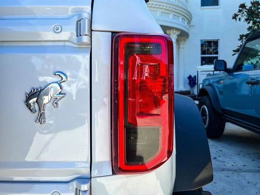 Version 1H Tail Light Overlays - 2021+ Bronco (w/ Halogen Taillights) - 21BRONCOHLGTL-DS-21BRONCOHLGTL-LS-21BRONCOHLGTL-SY-21BRONCOHLGTL-CB-21BRONCOHLGTL-HC-  DRIVEN - 1