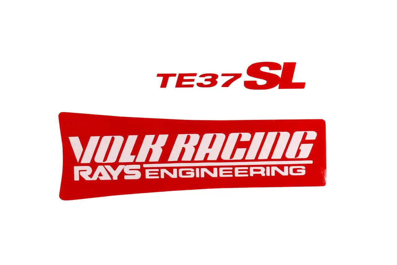 Volk Racing TE37 SL Replacement Wheel Spoke Stickers (5 Pack) - Universal - RAYS-TE37-GB-sku-48386472542527-RAYS-TE37-MB-sku-48386472673599-RAYS-TE37-YL-  DRIVEN - 1