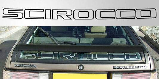 Volkswagen Scirocco MK2 Rear Window Vinyl Decal - sku-50952441102468-sku-50952441135236-sku-50952441168004-sku-50952441200772-sku-50952441233540-  DRIVEN - 1
