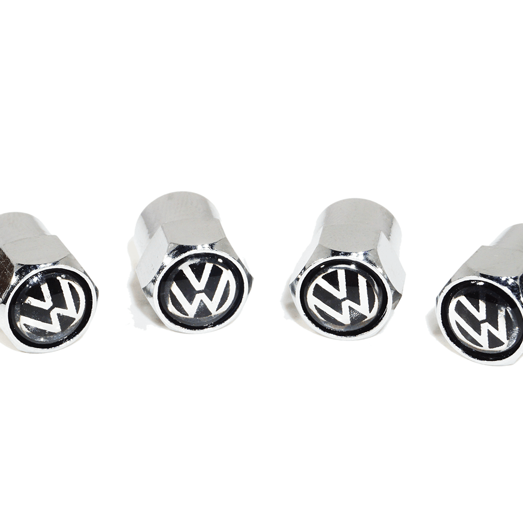 Chrome Valve Stem Tire Caps, Style: VW - ZSD-005299-  DRIVEN - 3