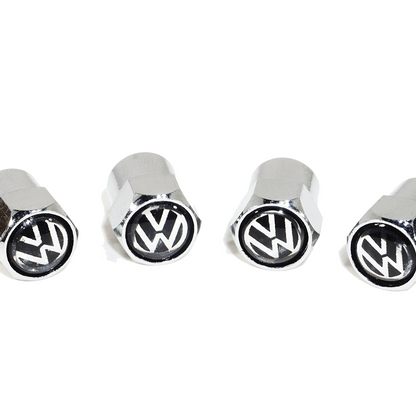 Chrome Valve Stem Tire Caps, Style: VW - ZSD-005299-  DRIVEN - 3