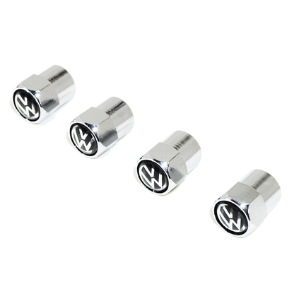 Chrome Valve Stem Tire Caps, Style: VW - ZSD-005299-  DRIVEN - 1