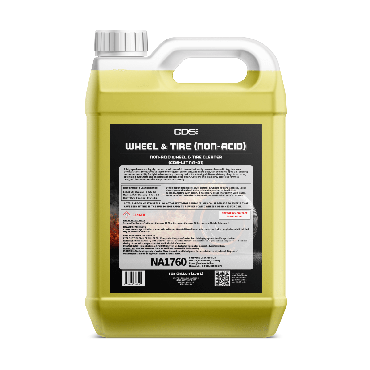 Wheel & Tire Cleaner (Non-Acid) - CDS-WTC-16-CDS-WTC-01-CDS-WTC-05-CDS-WTC-55-  DRIVEN - 2