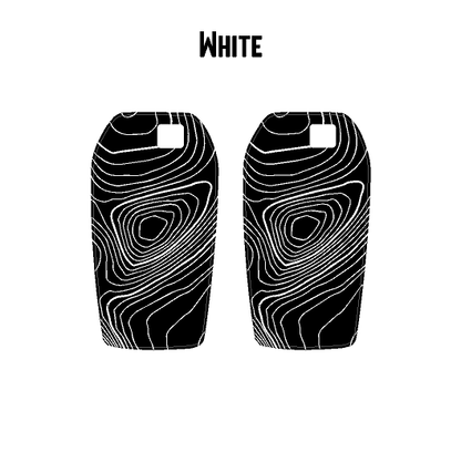 Topographic Key Fob Overlays - 2024+ Tacoma / 2025+ 4Runner - 254RUNNER-KEY-TP.WH-254RUNNER-KEY-TP.JA-254RUNNER-KEY-TP.HB-254RUNNER-KEY-TP.VB-254RUNNER-KEY-TP.AG-  DRIVEN - 5