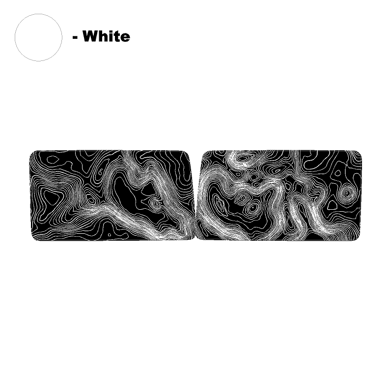 Topo Hardtop Side Window Overlays - 2021+ Bronco 4 Door