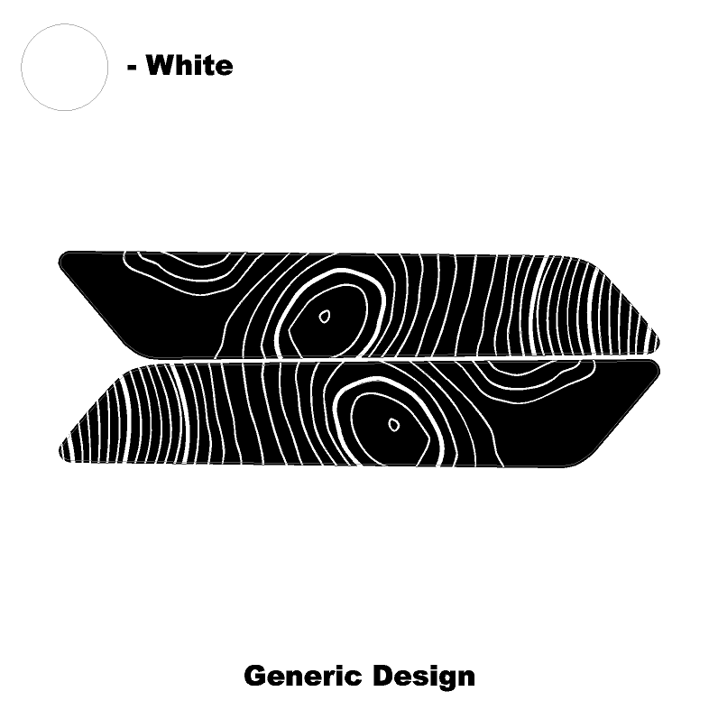 Topo Interior Rear Door Grab Handle Overlay Kit (Printed Series) - 2021+ Bronco 4 Door - 21BRNGRAB4RDR-TPAMBL-21BRNGRAB4RDR-TPA51L-21BRNGRAB4RDR-TPAZL-21BRNGRAB4RDR-TPCGL-21BRNGRAB4RDR-TPCBNL-  DRIVEN - 20