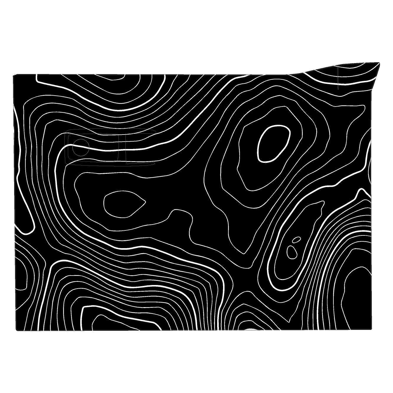 Topo Glovebox Overlay Kit (Printed Series) - 2021+ Bronco - 21BRNGLOVE-TPAMBL-21BRNGLOVE-TPA51L-21BRNGLOVE-TPAZL-21BRNGLOVE-TPCGL-21BRNGLOVE-TPCBNL-  DRIVEN - 24