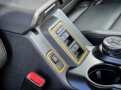 Window Switch Outline Overlay (Standard Series) - 2021+ Bronco - 21BRONCOWSOL-BO-21BRONCOWSOL-BG-21BRONCOWSOL-OR-21BRONCOWSOL-RD-21BRONCOWSOL-BL-  DRIVEN - 2