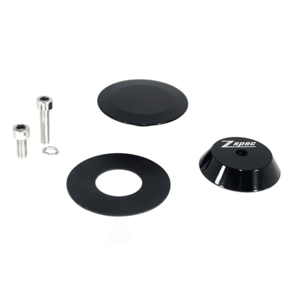ZSPEC Rear Wiper Delete/Hole-Cap, 44mm Billet Weatherproof, BLACK - ZSD-375101-  DRIVEN - 2