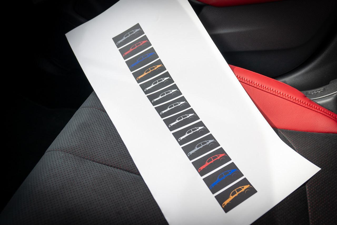 Wireless Charger Warning Label Overlay - 2023+ Integra - 23INTWIRELESS-CUSTOM-23INTWIRELESS-ST-23INTWIRELESS-RD-23INTWIRELESS-WH-23INTWIRELESS-BL-  DRIVEN - 4