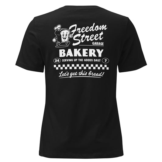 Women's Get Bread Relaxed T-Shirt - Black - 7940365_10187-7940365_10188-7940365_10189-7940365_10190-7940365_10191-  DRIVEN - 1