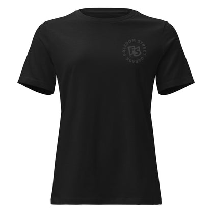 Women's Black-out Flag Relaxed T-Shirt