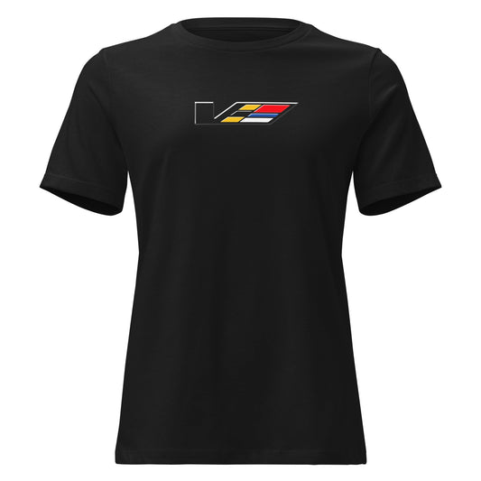Women's V-Badge Relaxed T-Shirt - 5274407_10187-5274407_10188-5274407_10189-5274407_10190-5274407_10191-  DRIVEN - 2