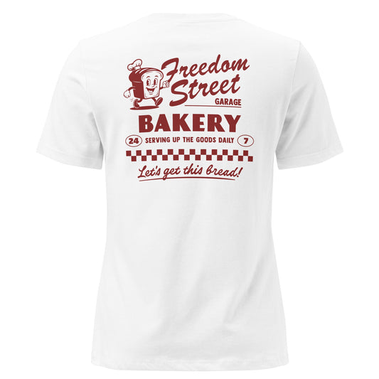 Women's Get Bread Relaxed T-Shirt - White - 2445738_10252-2445738_10253-2445738_10254-2445738_10255-2445738_10256-  DRIVEN - 1