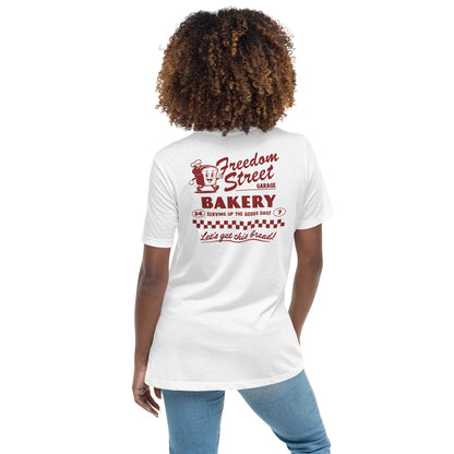 Women's Get Bread Relaxed T-Shirt - White