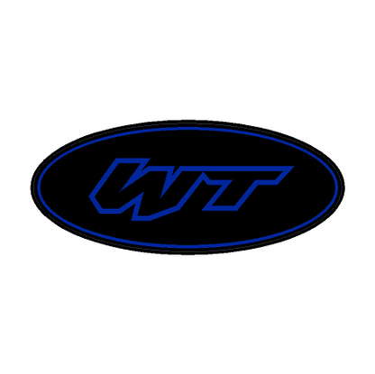 "WT" Rear Oval Emblem Overlays (Printed Series) - 2021-2023 Bronco Wildtrak - 21BRONCROWTPT-AMB-21BRONCROWTPT-A51-21BRONCROWTPT-AZS-21BRONCROWTPT-CG-21BRONCROWTPT-CBN-  DRIVEN - 3