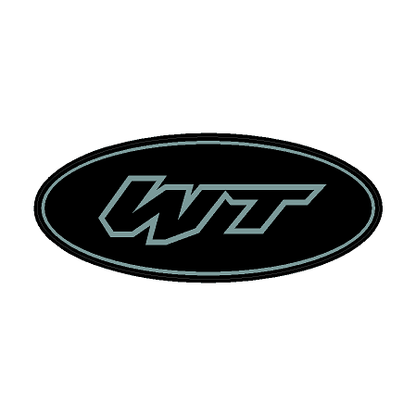 "WT" Rear Oval Emblem Overlays (Printed Series) - 2021-2023 Bronco Wildtrak - 21BRONCROWTPT-AMB-21BRONCROWTPT-A51-21BRONCROWTPT-AZS-21BRONCROWTPT-CG-21BRONCROWTPT-CBN-  DRIVEN - 5