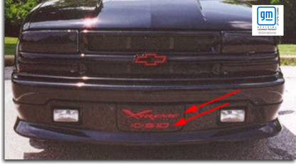 Front Plate Filler Inlay Decals - Xtreme S10, Blazer - Xtreme-F-01-Xtreme-F-02-Xtreme-F-03-Xtreme-F-04-Xtreme-F-05-  DRIVEN - 1