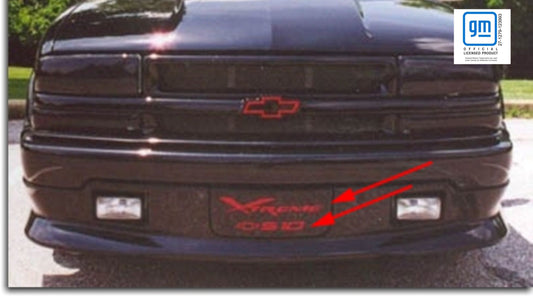 Front Plate Filler Inlay Decals - Xtreme S10, Blazer - Xtreme-F-01-Xtreme-F-02-Xtreme-F-03-Xtreme-F-04-Xtreme-F-05-  DRIVEN - 1