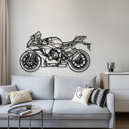 2024 YZF-R1 Metal Motorcycle Wall Art - MT1424 - MT1424B69L-MT1424B80L-MT1424B99L-MT1424B115L-MT1424B140L-  DRIVEN - 4