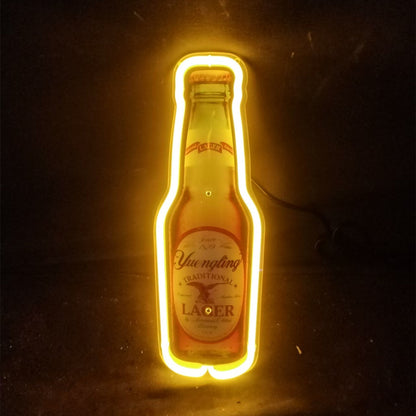Yuengling Lager Bottle Neon Sign Light - MA067-  DRIVEN - 2