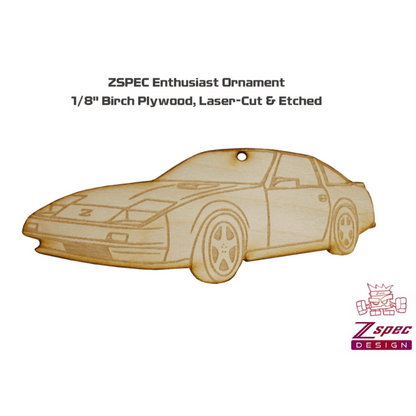 ZSPEC Laser-Engraved Wood Ornament, Style: Nissan 300zx Z31 - ZSD-563096-  DRIVEN - 2