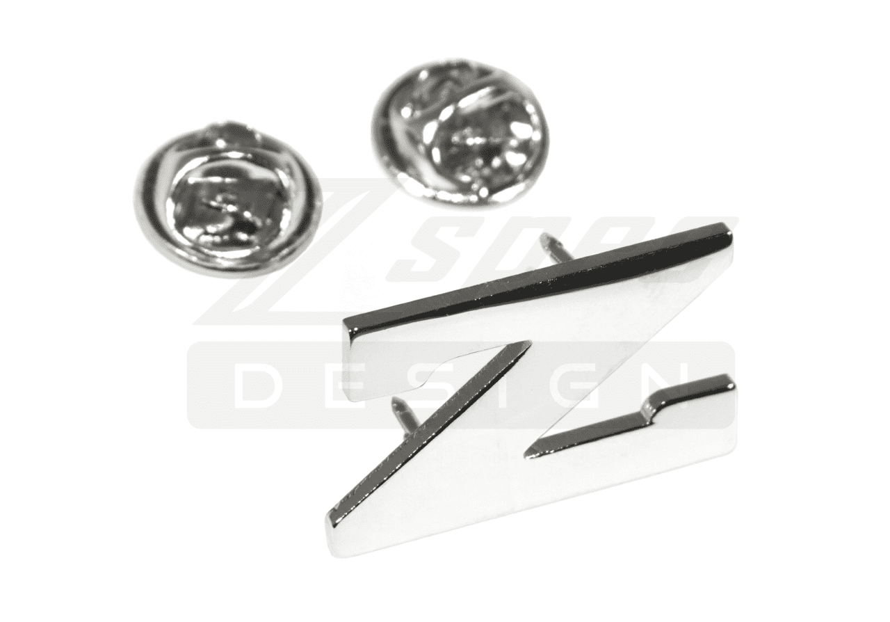 ZSPEC Nissan Z31 300zx Z-Style Lapel / Hat Pin, Chrome - ZSD-189609-  DRIVEN - 2