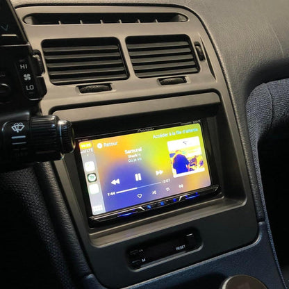 ZSPEC LHD Double-Din Radio Bezel w/Brackets for '90-99 Nissan Z32 300zx - ZSD-376078-  DRIVEN - 1