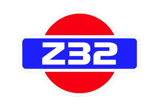ZSPEC Vinyl (Printed) decal - 4-inch wide x 3-inch tall - Nissan Z32 300zx Style - ZSD-187117-  DRIVEN - 1