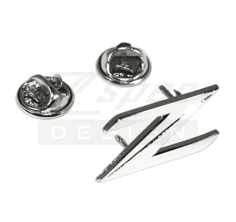 ZSPEC Lapel Pin - Nissan Z34 370z Z-Style, Chrome - ZSD-381942-  DRIVEN - 3