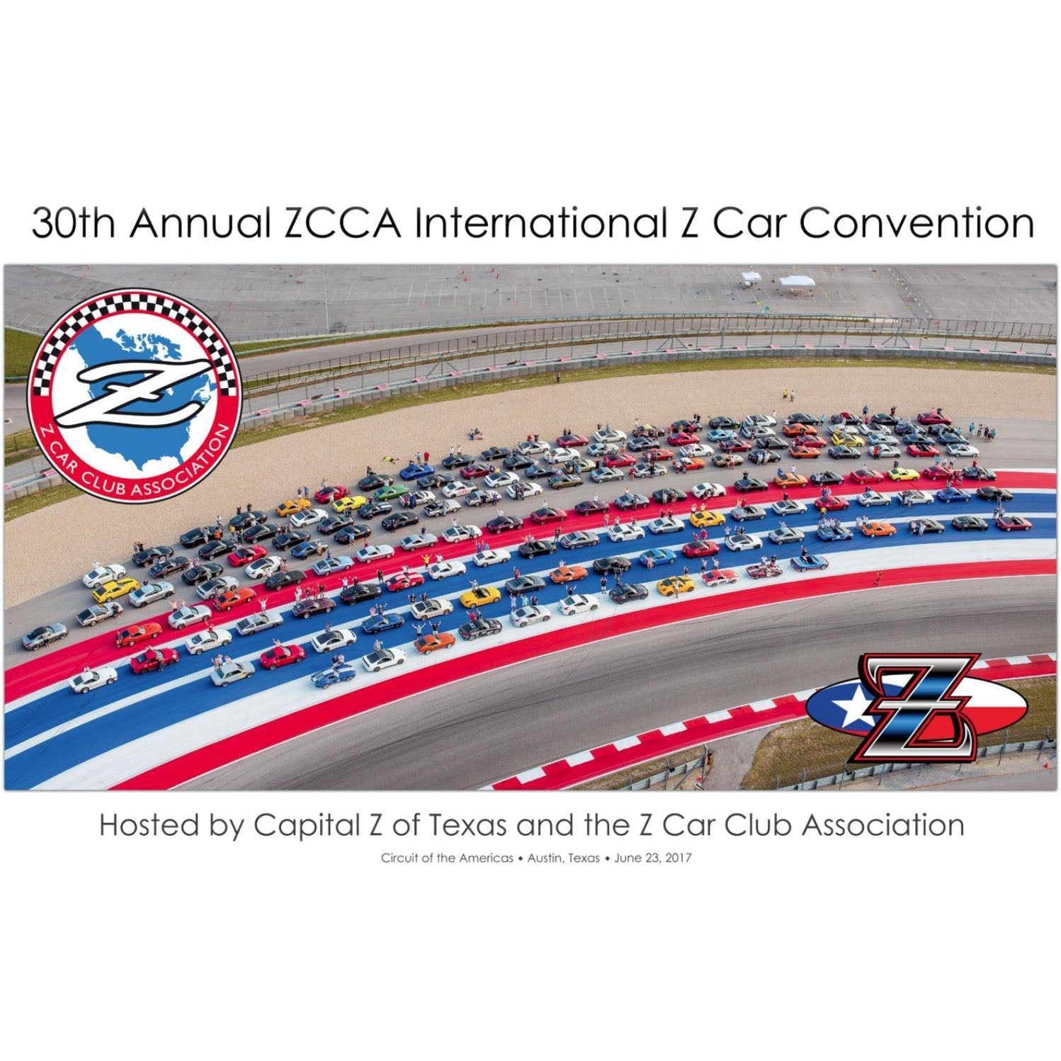 ZCON 2017 "Circuit of the Americas" on-track photo - Austin, TX - 20" x 30" Size - ZSD-187339-  DRIVEN - 1