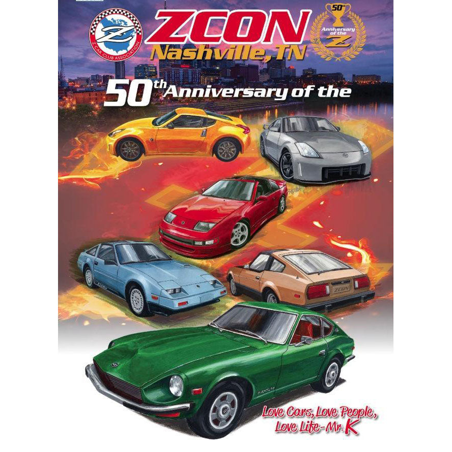 ZCON 2020 "50th Anniversary of the Z" Celebration - Nashville, TN - 24" x 36" Size - ZSD-187353-  DRIVEN - 1