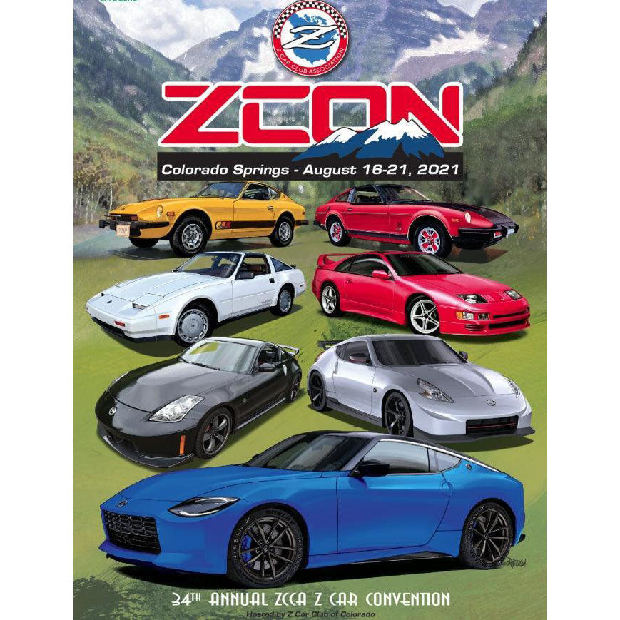 ZCON 2021 Event Poster for the Colorado Springs, CO event - 24" x 36" Size - ZSD-187360-  DRIVEN - 1