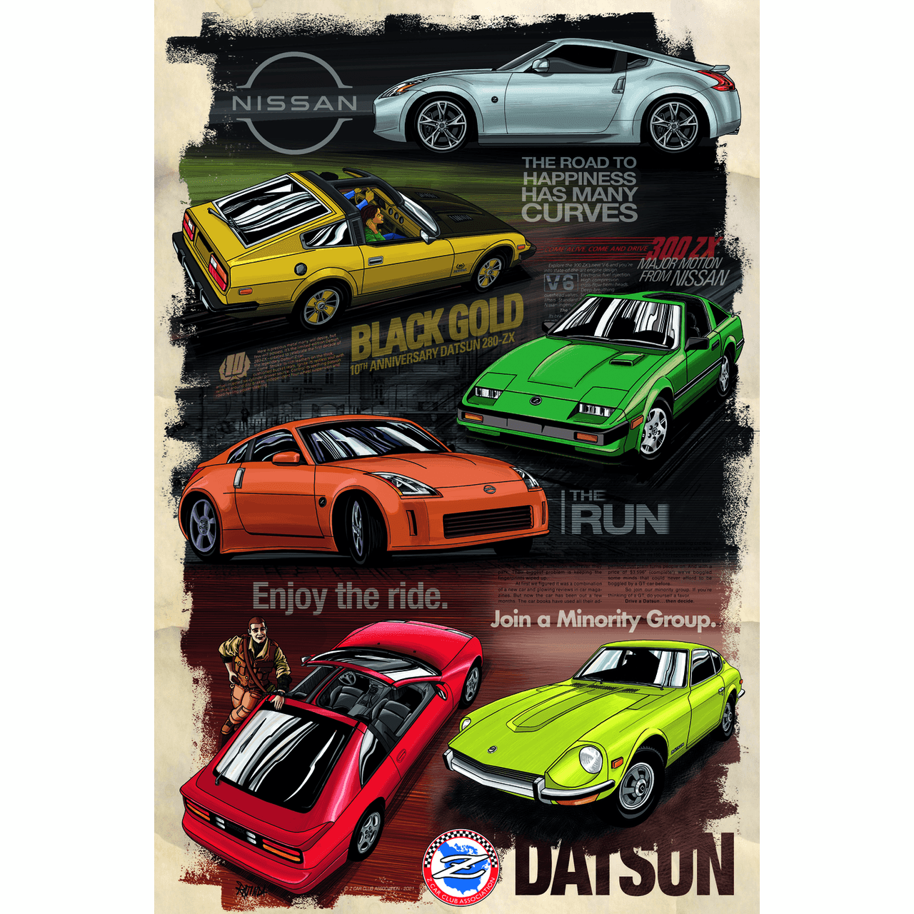 ZCON Z-Culture Adverts Poster, 2021 Colorado Springs Event, 24" x 36" Size - ZSD-199356-  DRIVEN - 1