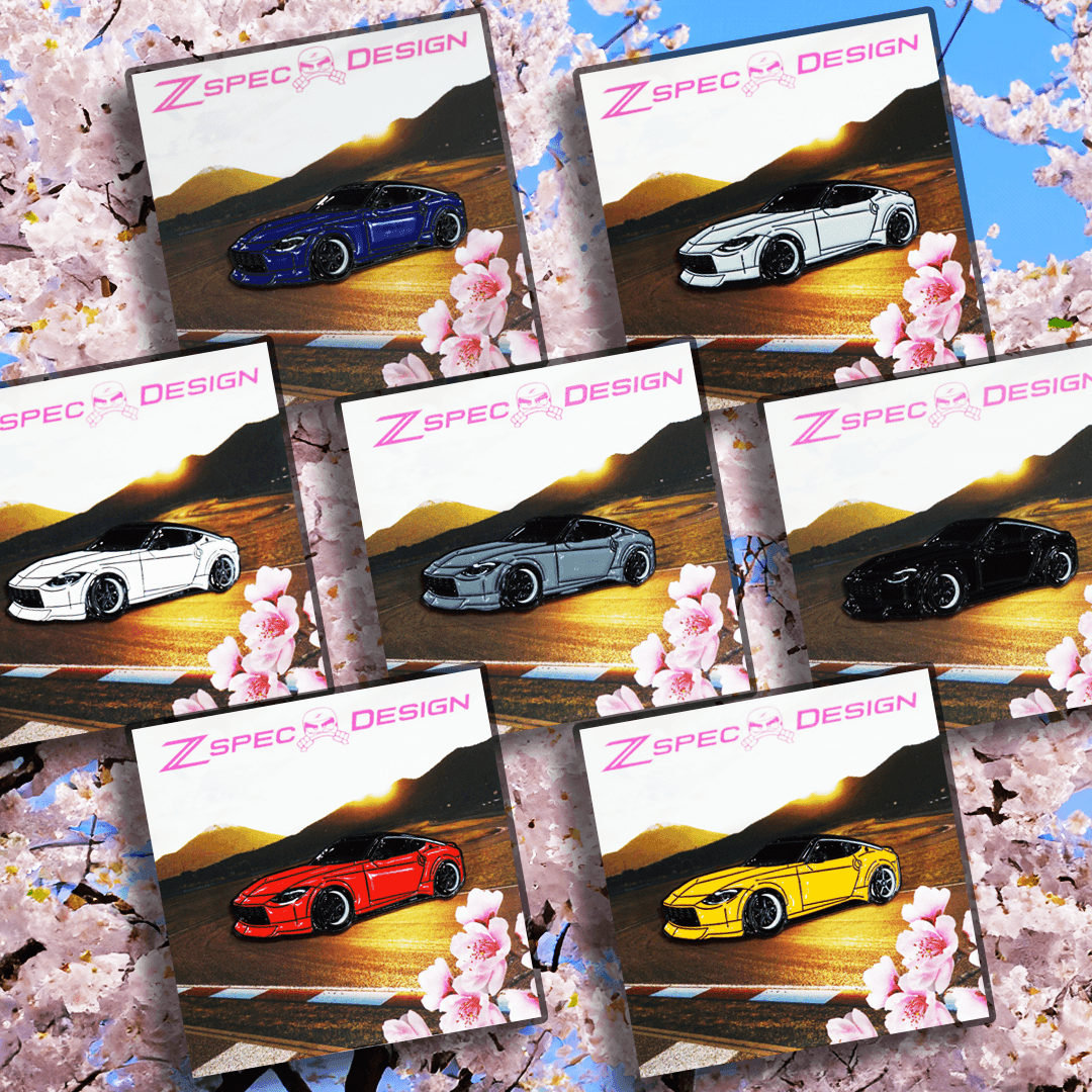 Nissan Z (RZ34) Enamel Collector Pin (Multiple Colors) - ZSPEC Design - ZSD-584732-ZSD-584749-ZSD-584756-ZSD-584763-ZSD-584770-  DRIVEN - 1