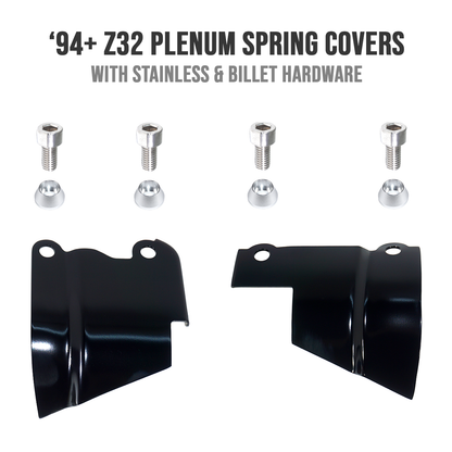 ZSPEC Black Throttle Spring Covers for '94-96 300zx Z32 Plenums, Powdercoated Stainless - ZSD-372834-ZSD-372841-ZSD-372858-ZSD-372865-ZSD-372872-  DRIVEN - 3