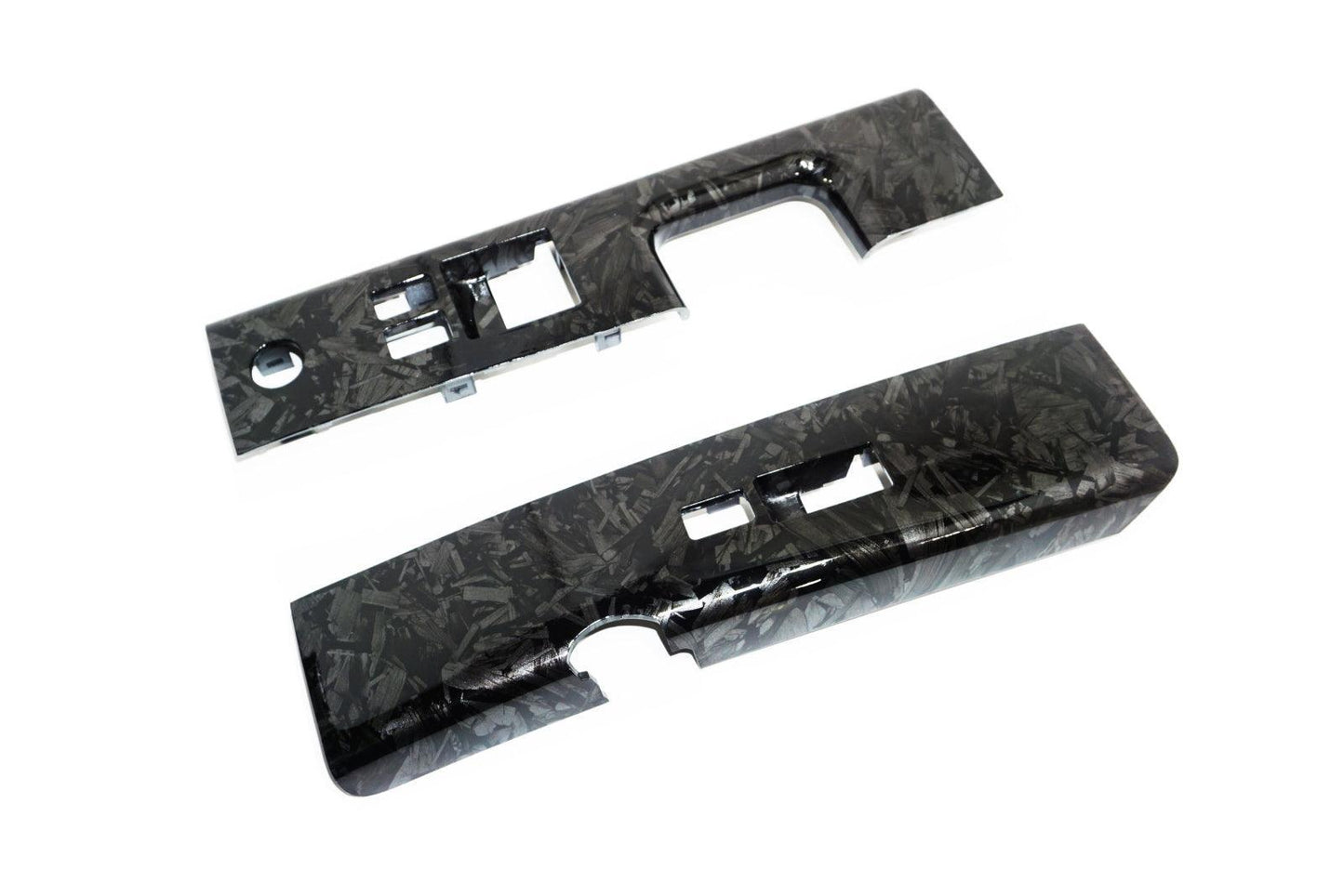 ZSPEC 350z Z33 Interior Door Window Switch Finisher Set, LHD '06-09, Forged Carbon Style - ZSD-201615-  DRIVEN - 1