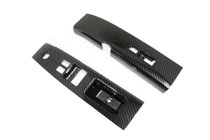 ZSPEC 350z Z33 Interior Door Window Switch Finisher Set, LHD '03-05, Carbon-Weave Style - ZSD-201622-  DRIVEN - 1