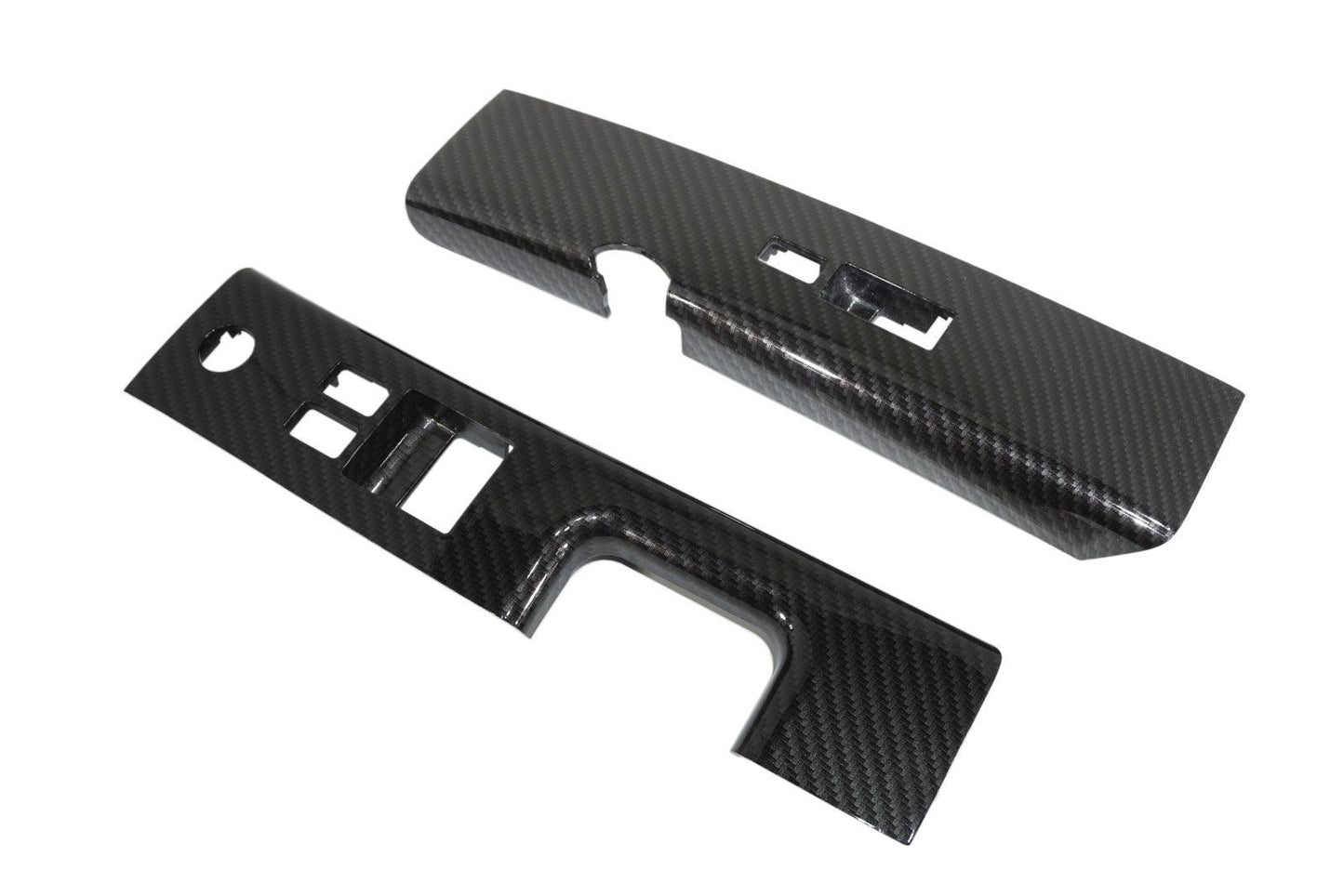 ZSPEC 350z Z33 Interior Door Window Switch Finisher Set, LHD '06-09, Carbon-Weave Style - ZSD-201639-  DRIVEN - 1