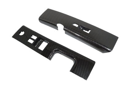 ZSPEC 350z Z33 Interior Door Window Switch Finisher Set, LHD '06-09, Carbon-Weave Style - ZSD-201639-  DRIVEN - 1