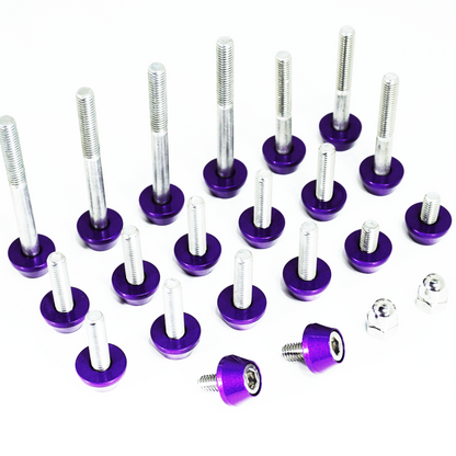 ZSPEC Plenum Fastener Kit for Nissan 350z VQ35DE +10mm (LONGER) Spacer, Stainless & Billet - ZSD-391248-ZSD-391255-ZSD-391262-ZSD-391279-ZSD-391286-  DRIVEN - 1