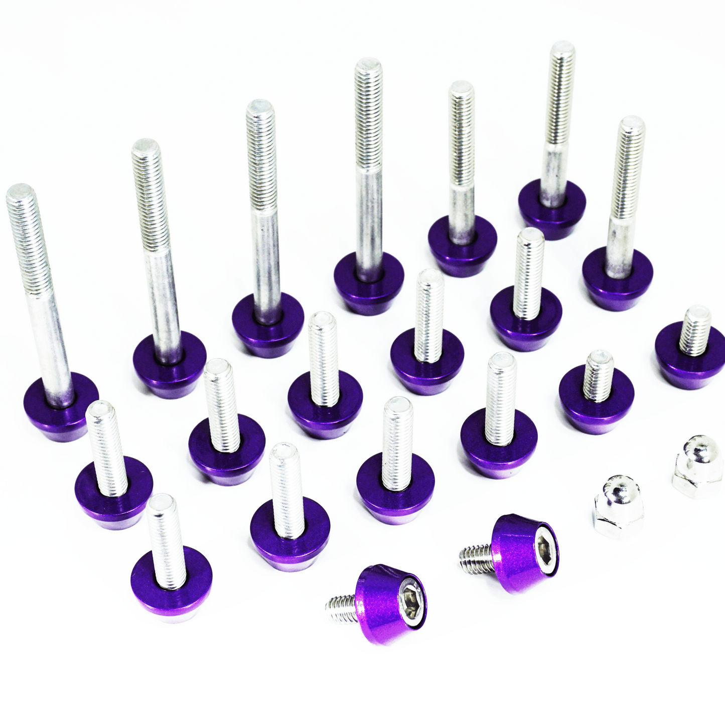 ZSPEC Plenum Fastener Kit for Nissan 350z VQ35DE, Stock (OEM) Length, Stainless & Billet - ZSD-567308-ZSD-567315-ZSD-567322-ZSD-567339-ZSD-567346-  DRIVEN - 1
